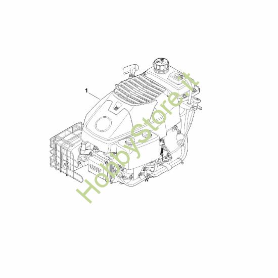 Picture of A - Motore completo EVC 2000.0 (EVC2000-0001)